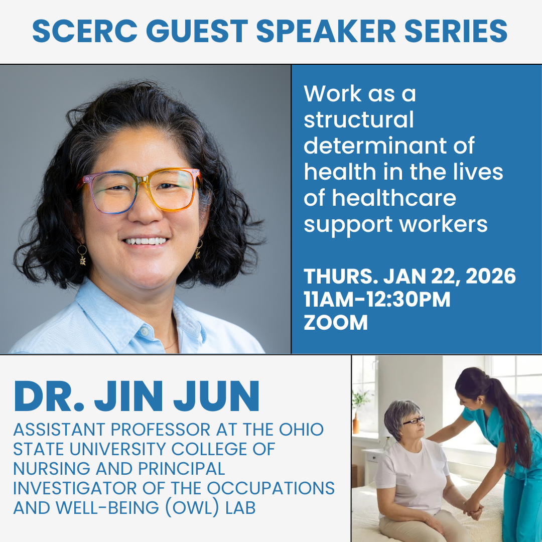 SCERC Guest Speaker Series - Jan 2026