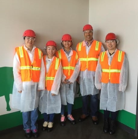 Interdisciplinary activities-trainees visit dairy farm