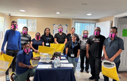 Respirator Fit Testing - LA Wildfires