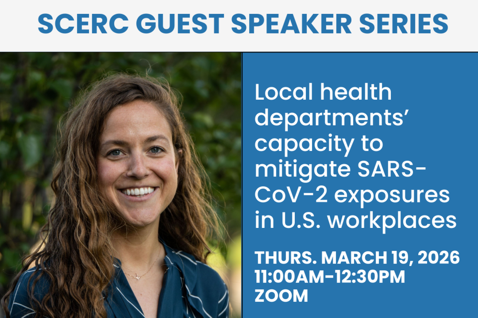 Guest Speaker Series Flyer - March 2026