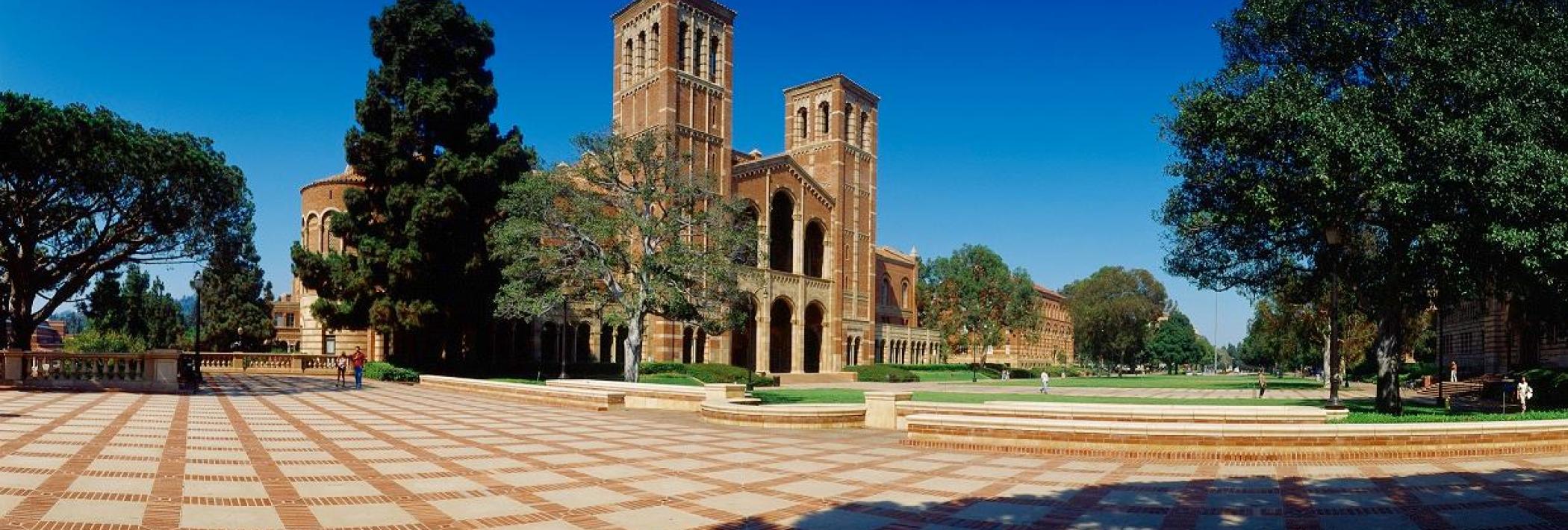 royce hall and fountain