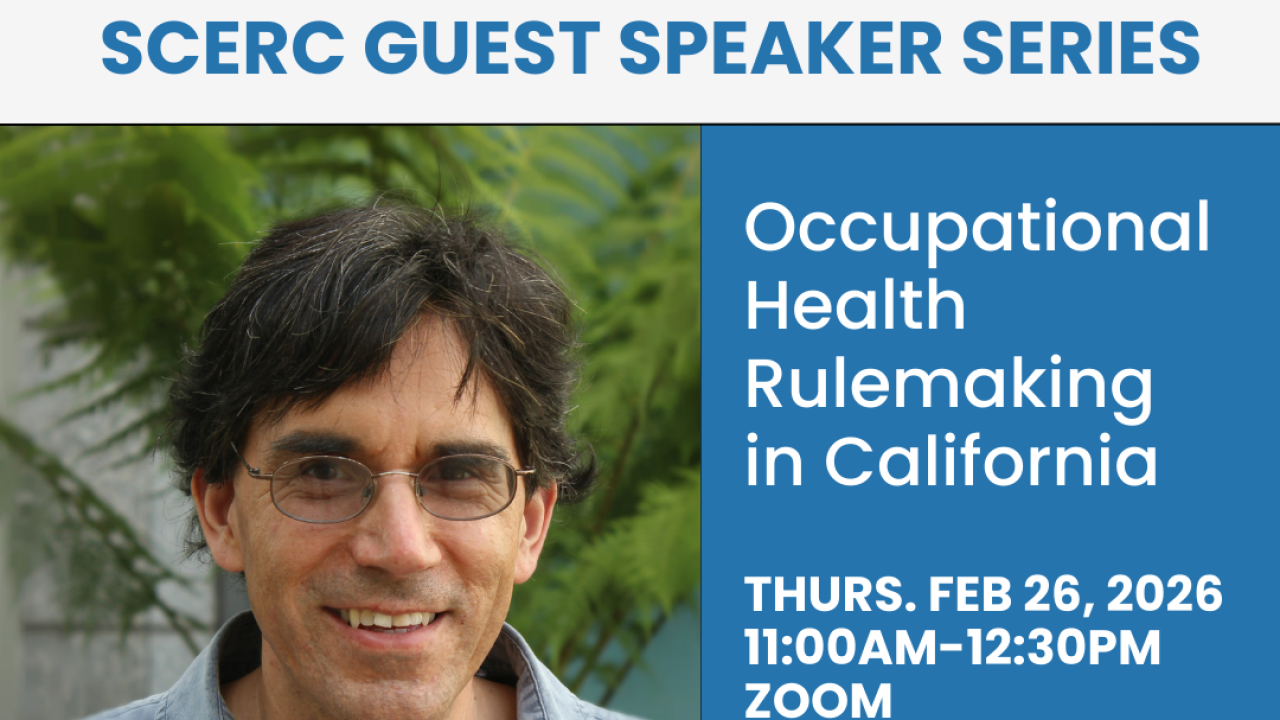 SCERC Guest Speaker Series - Feb 2026