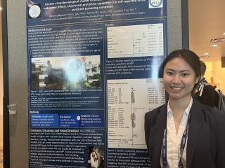Dorothy Nguyen at the 2023 American Industrial Hygiene Association conference.