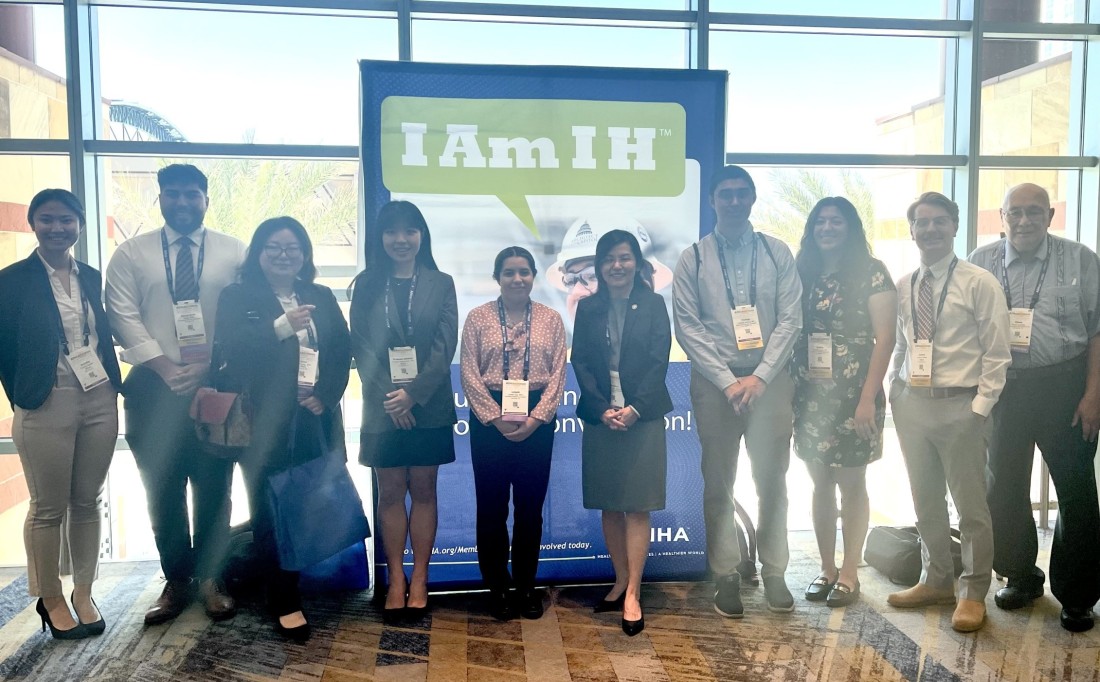 Industrial Hygiene Students Present at AIHA Conference Education and